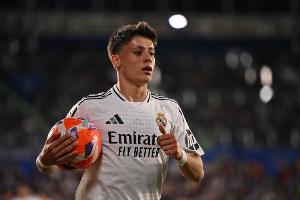 20歲214天，居勒爾是自98/99賽季西甲對(duì)馬競(jìng)傳射建功第二年輕球員