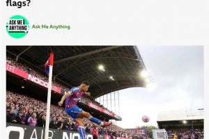 BBC：水晶宮作為上屆足總杯冠軍，本賽季在主場(chǎng)使用三角形角旗