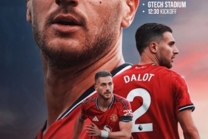 能否連勝？達(dá)洛特曬海報(bào)預(yù)熱本輪曼聯(lián)vs布倫特福德