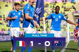 世青賽：意大利U20以1-0擊敗澳大利亞U20，羅馬小將曼尼尼破門(mén)