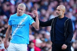 瓜帥：就進(jìn)球而言哈蘭德是梅羅凱恩萊萬(wàn)水平，但梅羅保持了20年