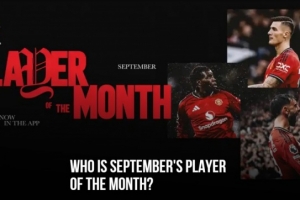 曼聯(lián)9月最佳球員候選：多古、B費(fèi)、舍什科在列