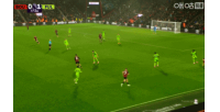 純個人能力！塞梅尼奧近乎0角度穿門將小門破門，櫻桃1-1扳平比分