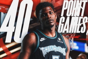 華子24歲前已經(jīng)拿到19次40+得分！排名現(xiàn)役第一 第二名才9次