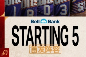 太陽(yáng)中文公布“首發(fā)陣容”：布克、阿倫、鄧恩、狄龍、伊戈達(dá)羅