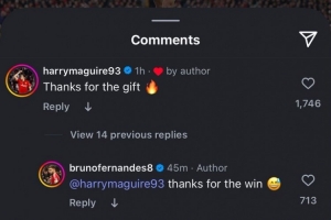 馬奎爾社媒感謝B費助攻，B費：謝謝你為我們贏得勝利