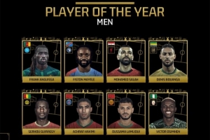 非足聯(lián)年度最佳球員候選：薩拉赫、阿什拉夫、奧斯梅恩在列