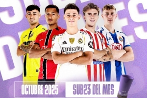 西甲官方10月最佳U23候選：20歲居萊爾領銜，巴里奧斯在列