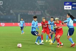 單場烏龍+送點！李提香拉倒卡多索送點，卡多索點射河南2-1浙江