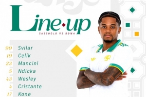 羅馬客戰(zhàn)薩索洛首發(fā)：迪巴拉領(lǐng)銜，利昂-貝利、齊米卡斯在列