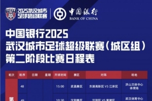 鄂媒：本周日漢超將迎“天王山之戰(zhàn)”，城區(qū)組總冠軍或提前出爐