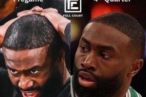 巴克利“建議”杰倫-布朗：當(dāng)我開(kāi)始禿頭時(shí) 我立馬就決定剃光！