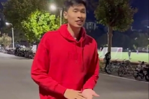 鄒陽曬視頻：在五道口體校如何優(yōu)雅地貼秋膘 回京備戰(zhàn)全運(yùn)會日常