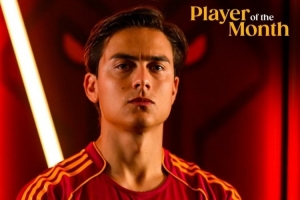 5場(chǎng)2球1助攻，官方：迪巴拉當(dāng)選羅馬10月隊(duì)內(nèi)最佳球員