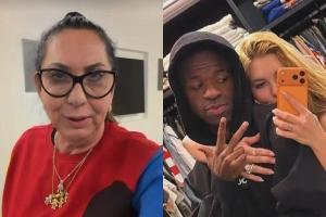 見家長！維尼修斯女友母親到訪馬德里 過萬圣節(jié)+與熊媽一起看皇馬