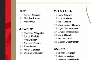 德國(guó)U21新一期名單：倫納特-卡爾、比朔夫、小伊布在列