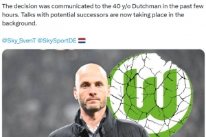 德甲10輪僅8分，德天空記者：沃爾夫斯堡主帥西蒙尼斯下課