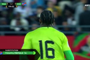 民主剛果第120分鐘換門將！點(diǎn)球大戰(zhàn)兩次撲點(diǎn)，送尼日利亞出局