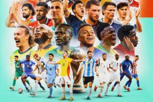 集結(jié)！世界杯官方曬首張直通42隊(duì)海報(bào)：梅西、姆巴佩、哈蘭德在內(nèi)