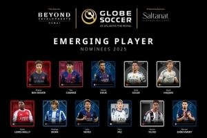 環(huán)足獎2025年最佳新星候選：內(nèi)維斯、斯凱利、赫伊森、杜埃在列