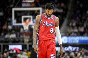 合著就復(fù)出打老東家！明日76人戰(zhàn)猛龍 喬治缺席 恩比德小概率出戰(zhàn)