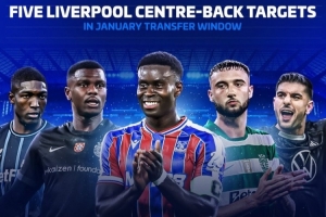 德轉(zhuǎn)列利物浦冬窗中衛(wèi)5大目標(biāo)：格伊領(lǐng)銜，葡體兩將+狼堡中衛(wèi)在列