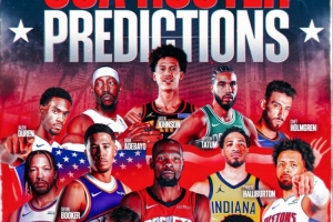 美媒預(yù)測28年美國男籃陣容：KD&布克領(lǐng)銜 這陣容能拿奧運(yùn)金牌嗎？