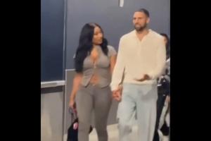 ??這身材！馬冬梅昨日賽后to克萊：你聽見我為你而尖叫了嗎？