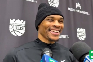 國王表現(xiàn)與預(yù)期相差甚遠？威少：我來得晚 不清楚當(dāng)時的具體期望