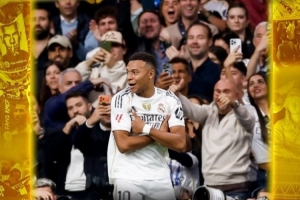 2射1傳！姆巴佩當(dāng)選皇馬3-0畢爾巴鄂競技一役全場(chǎng)最佳