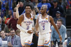 美記：保羅是最具競(jìng)爭(zhēng)精神的球員之一 SGA聽得進(jìn)他的話有些則相反