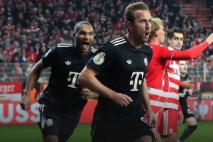 不容易！客場險勝柏林聯(lián)，拜仁3年來首次晉級德國杯八強