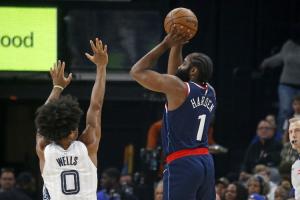 里程碑預警！哈登常規(guī)賽得分來到28269分 距離第10的安東尼差20分