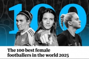 衛(wèi)報(bào)評(píng)2025女足百大球星：邦馬蒂、卡爾登泰、魯索前三