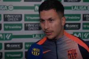 1傳1射！巴德吉談巴薩處子球：這感覺難以形容，我非常開心