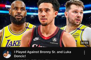 你是懂標題的??魔仙哥：我跟老布朗尼和東契奇打了比賽！