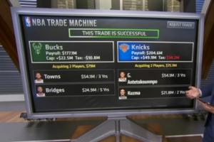 薪資專家模擬交易：字母哥+庫茲馬去尼克斯 雄鹿得到唐斯+大橋