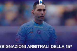 意甲第15輪裁判：克雷齊尼執(zhí)法米蘭薩索洛 多維里執(zhí)法熱那亞國米