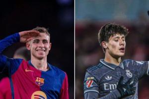 年齡優(yōu)勢！??20歲居萊爾3球7助9000萬，22歲費(fèi)爾明7球4助7000萬