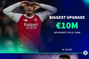 英超Big6隊內身價漲跌最多球員：哈蘭德上漲最高，伊薩克下跌最多