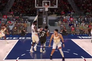 在絲滑這方面，真的很權(quán)威！球迷在2K中熟練操作保羅-喬治