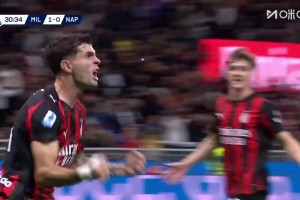 米蘭2-0那不勒斯！帕夫推進(jìn)傳中福法納助攻！普利西奇勁射破門(mén)！