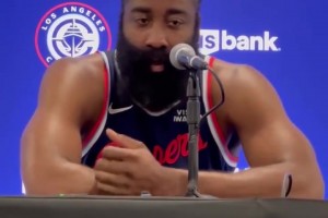 哈登：從個人角度，我已經(jīng)取得了所有榮譽，現(xiàn)在只想拿下總冠軍！