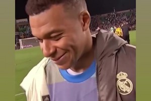 ??對(duì)自己表現(xiàn)很滿(mǎn)意！姆巴佩社媒曬自己vs凱拉特集錦