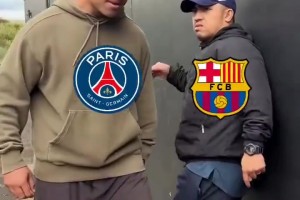 國(guó)外網(wǎng)友惡搞：當(dāng)大巴黎見到巴薩和切爾西時(shí)…??