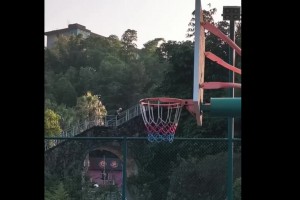 啦啦隊(duì)主力李群穿婚紗現(xiàn)身助威。用獨(dú)特方式為球隊(duì)加油