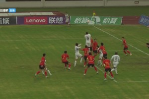 好可惜??！中甲遼寧鐵人外援安以恩精彩腳后跟破門被誤判越位扼殺