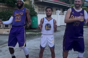 震驚！“庫里”竟然和“詹姆斯”與“東契奇”一起尬舞??