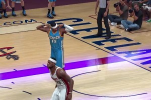 2K模擬掘金時(shí)期的安東尼！年輕的甜瓜什么水平？