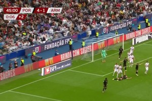 迪亞斯造點(diǎn)，B費(fèi)點(diǎn)射破門！葡萄牙5-1領(lǐng)先亞美尼亞